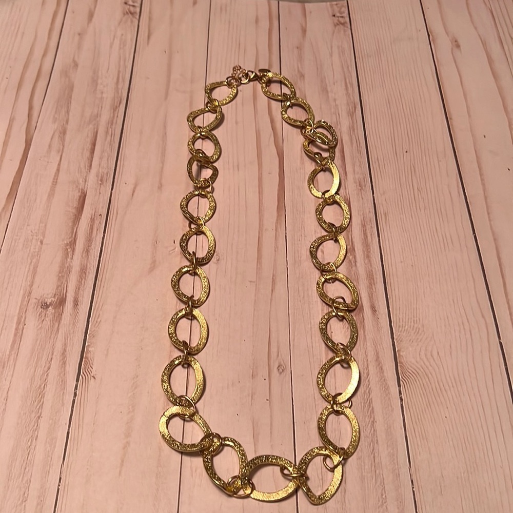 Gold Chain Statement Necklace- NEW!